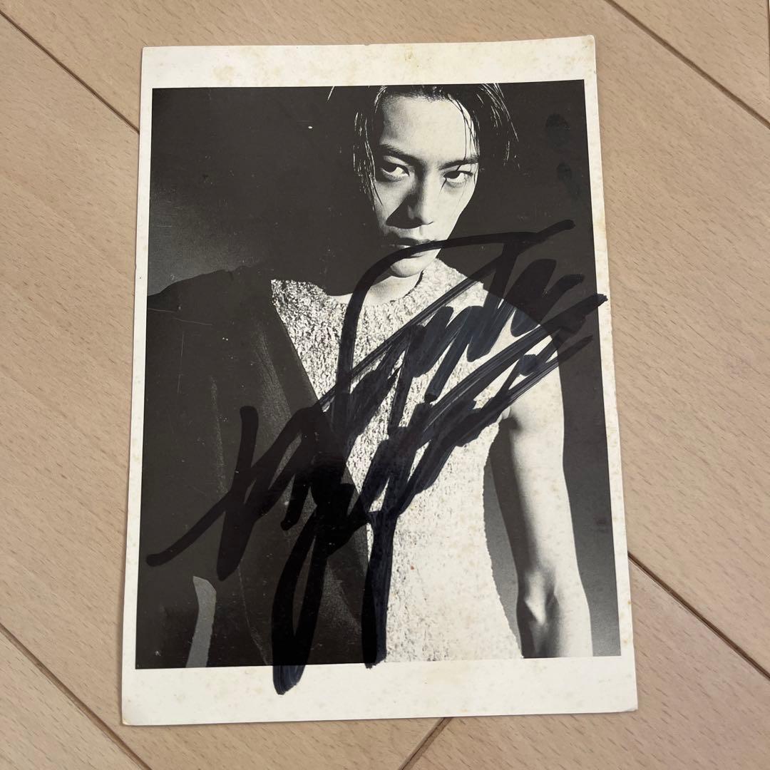 反町隆史　直筆サイン　ポストカード