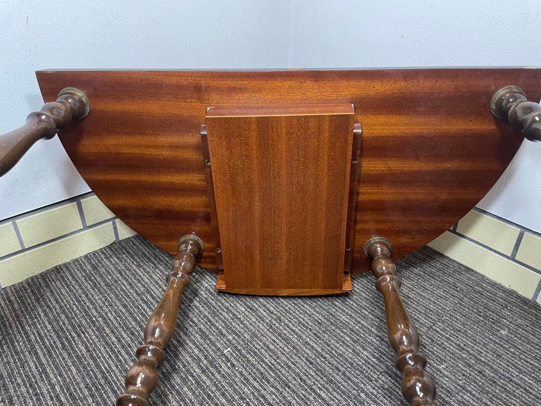 MADE in ITALY イタリア製 コンソール サイドテーブル 飾り棚 半月