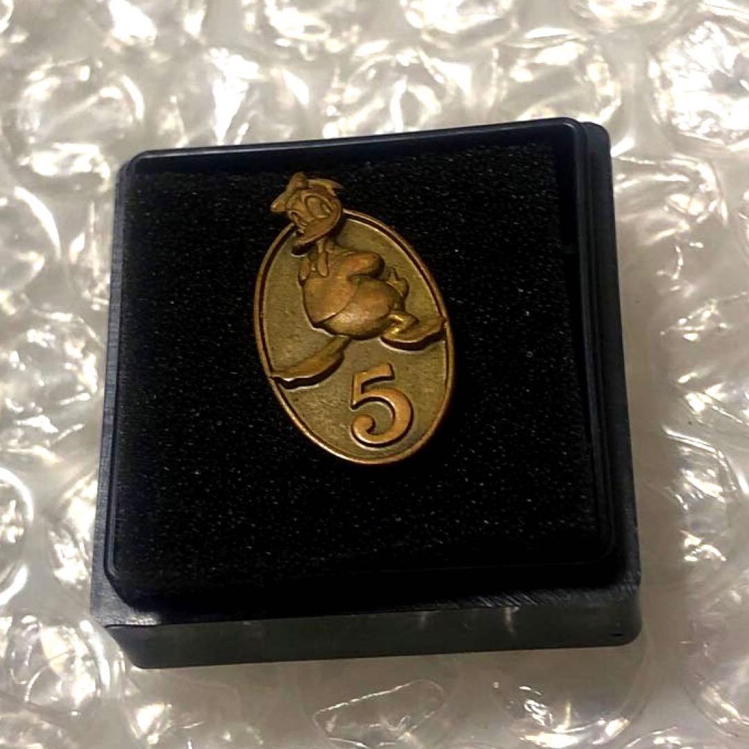 勤続5年 非売品 関係者 東京ディズニーランド TDL キャスト ピンバッジ