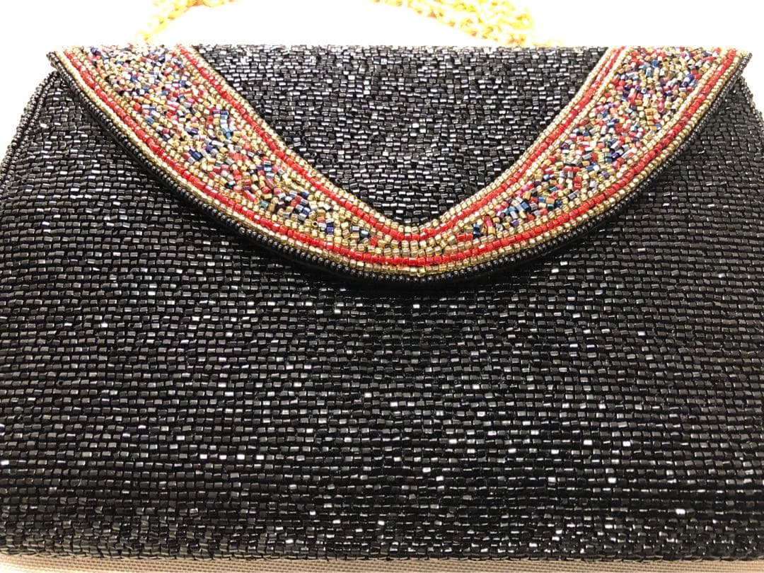 フォーマルビーズバック　はしもとlumy 黒