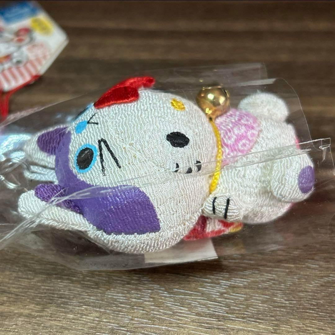 サンリオ　キティ　江ノ電　東京　犬張り子　ご当地　限定　根付　ストラップ　2点