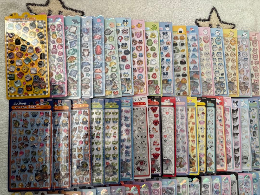 ボンボンドロップシール まとめ売り 引退 プチドロップステッカー、うるちゅる等