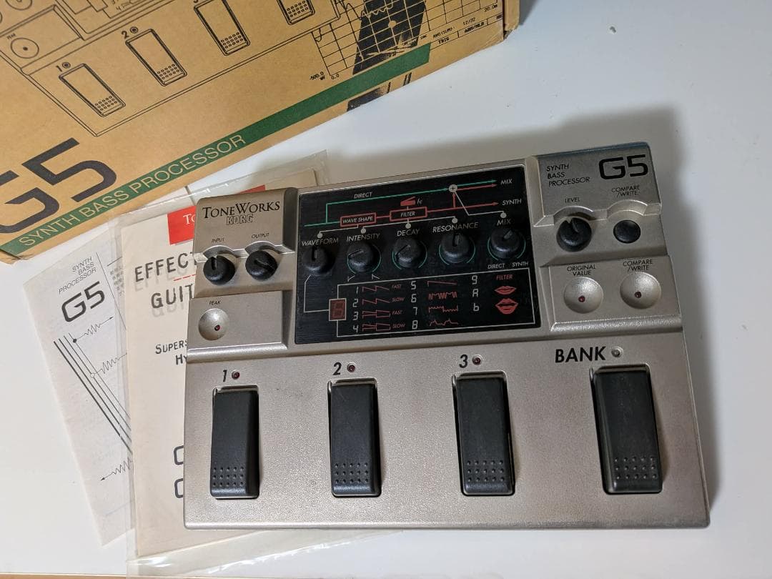 値下げ【初期シリアル3桁】KORG ToneWorks G5/箱取説アダプタ完品 初期シリアル3桁】KORG ToneWorks G5/箱、取説、アダプタ 完品 Fender