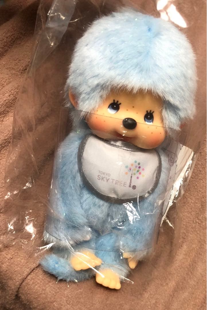 モンチッチ スカイツリー　ブルー　未使用品　40周年　45周年　50周年