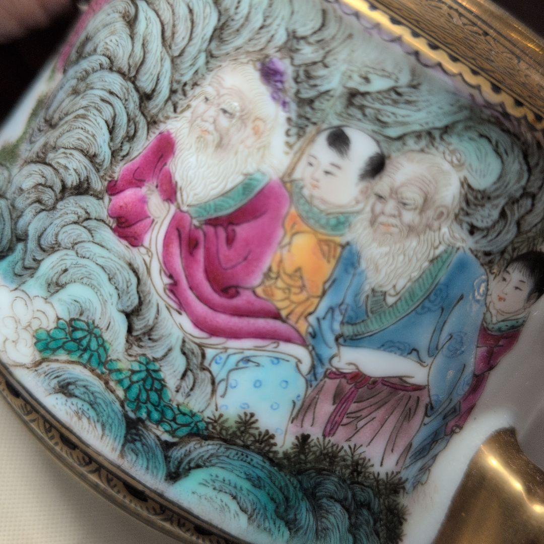 中国美術 乾隆年製 粉彩 急須 ティーポット 茶道具 中国美術 乾隆年製 粉