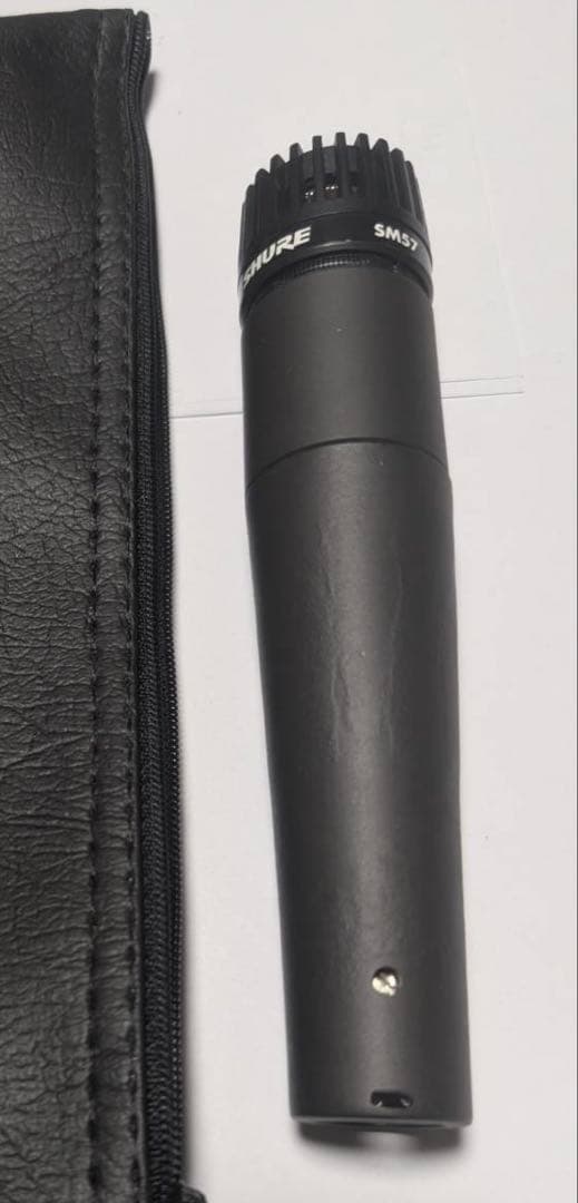 【美品＆使用頻度少なめ】SHURE SM57 ダイナミックマイク 本体とケース