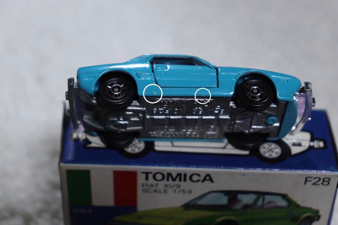 日本製　トミカ　外国車シリーズ　フィアットX 1/9 F28 イタリア　1977