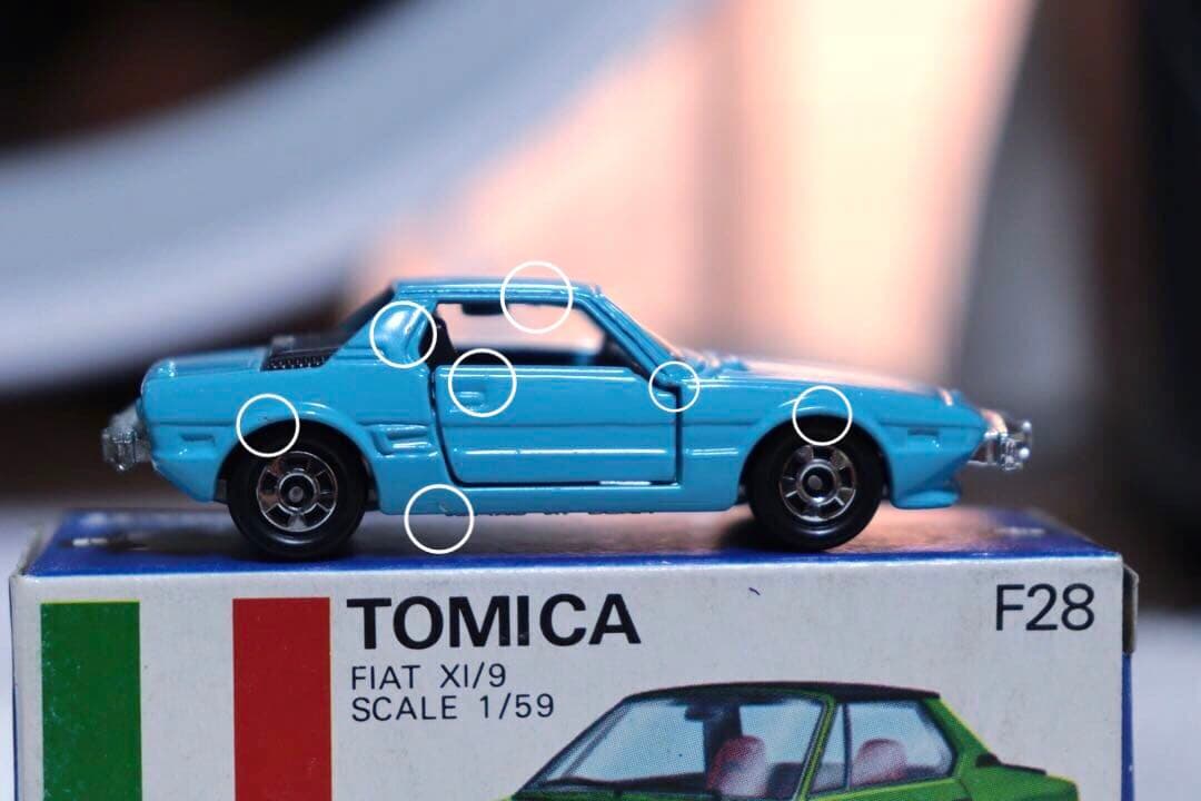 日本製　トミカ　外国車シリーズ　フィアットX 1/9 F28 イタリア　1977