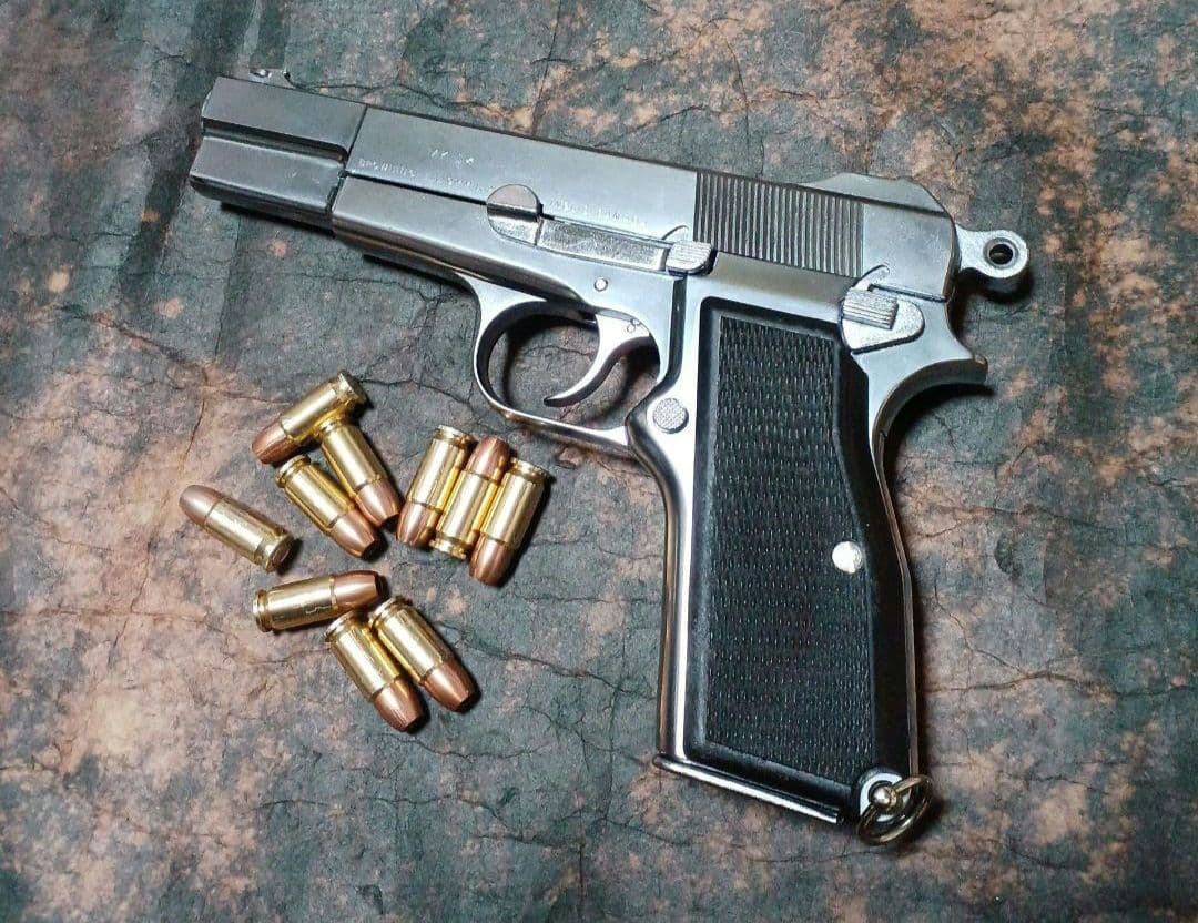 マルシン　ブローニングハイパワー　カナディアン X-PFC シルバーモデルガン