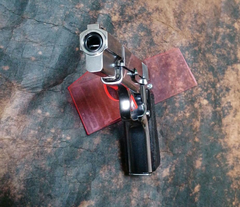 マルシン　ブローニングハイパワー　カナディアン X-PFC シルバーモデルガン