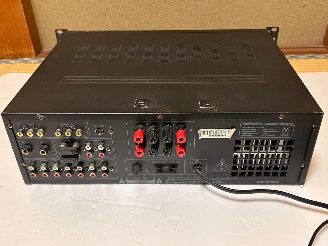 T*H様 CLASSIC PRO KOK500 カラオケアンプ