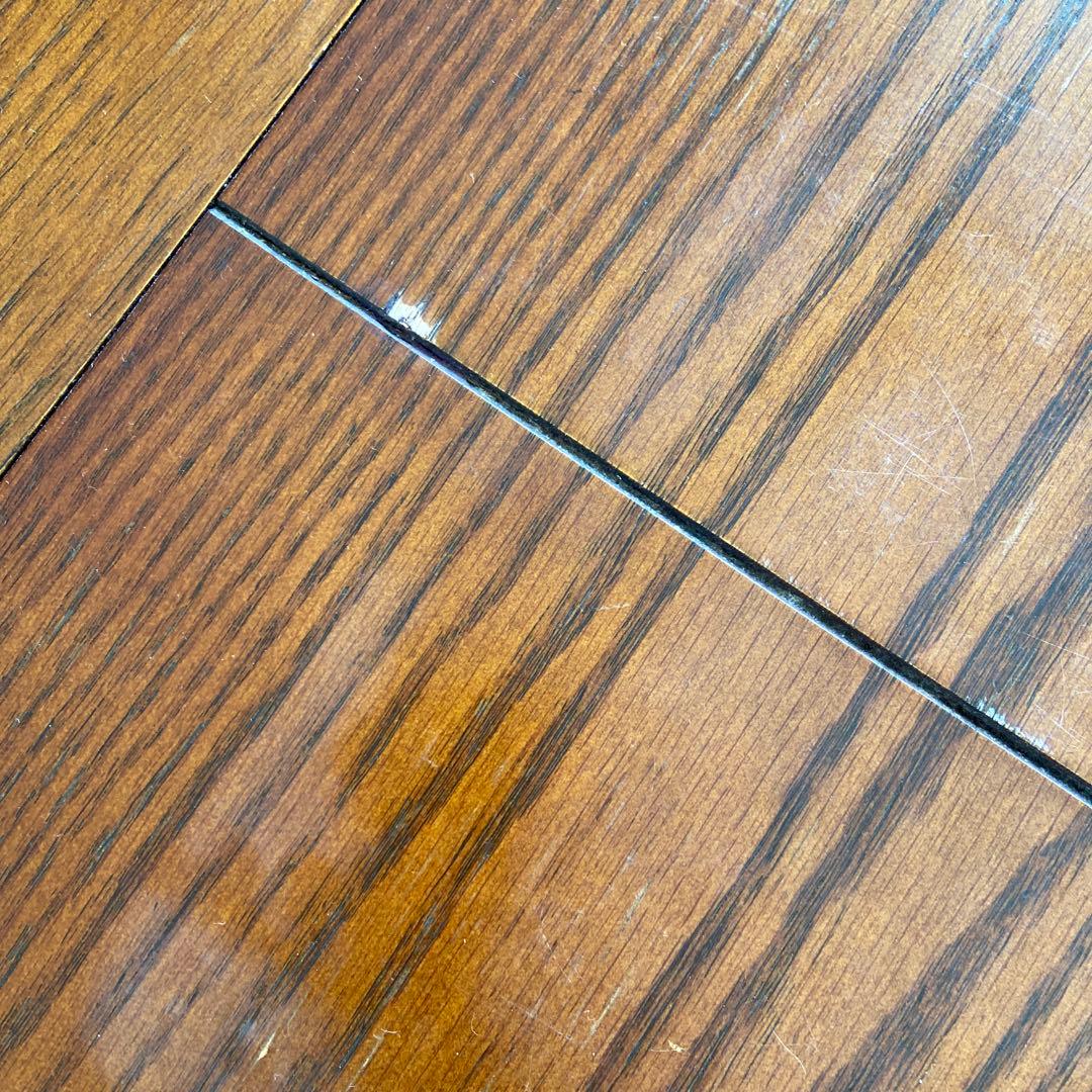 三越家具　カントリーハウス　木製円形テーブル　伸長式