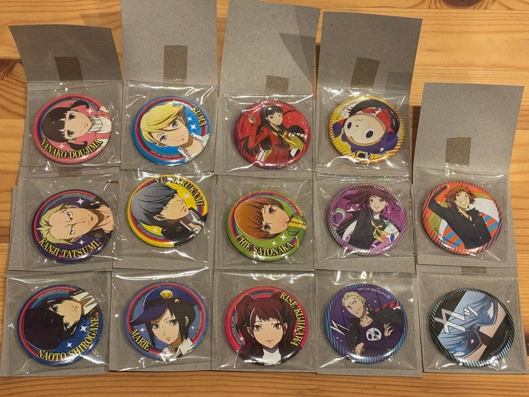 ペルソナ４ ザ・ゴールデン 缶バッジセレクション セット Persona4 ペルソナ4 ザ・ゴールデン 缶バッジセレクション 鳴上悠