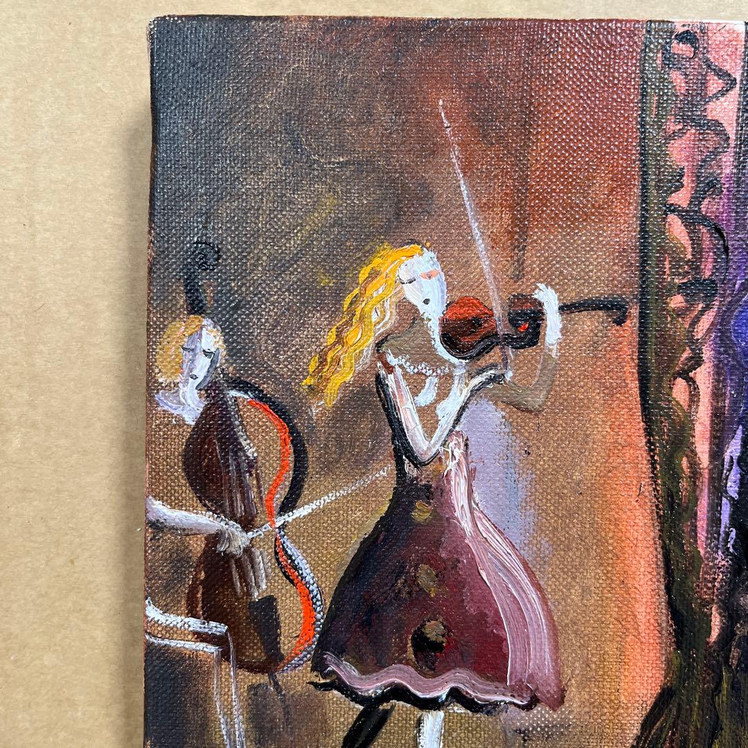 ⭕️油絵 二科会員 織田広比古 画題[月とバラ] F3号 東京銀座 日動画廊