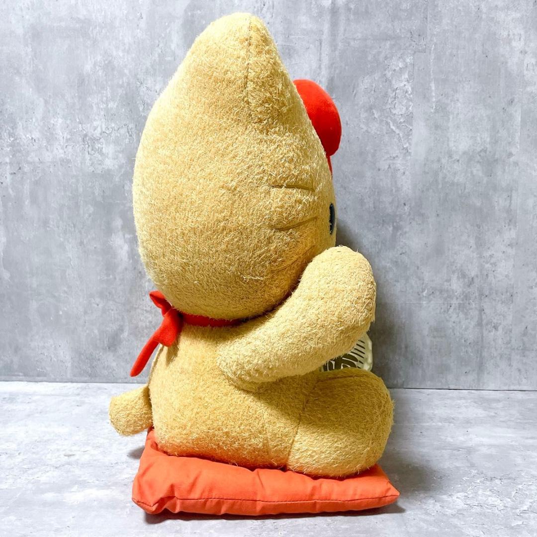 希少 サンリオ ハローキティ 招き猫 特大ぬいぐるみ 2007 はろうきてぃ