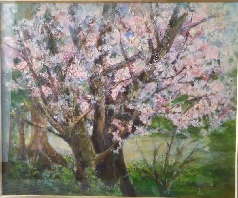 保田三友紀の油絵 大きめF 12号額縁付き。 12月末までの販売最終値下げ