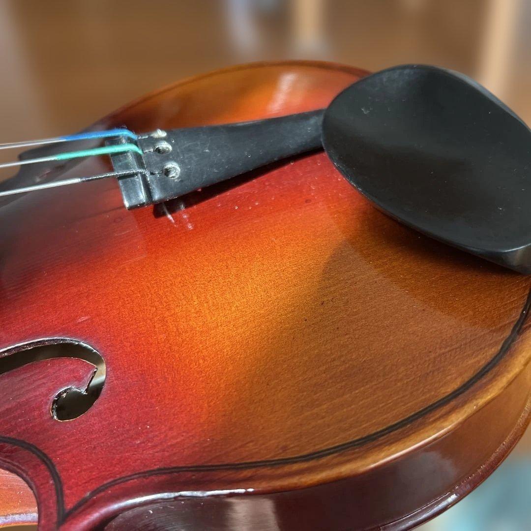 年末キャンペーン 純木製 バイオリン 本体 ハードケース付き 百花