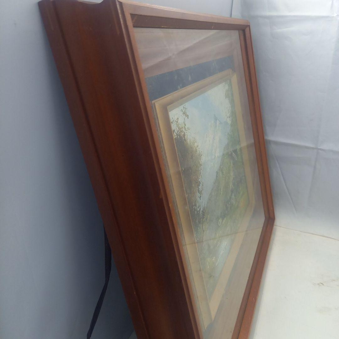 油彩肉筆画「白馬連峰」