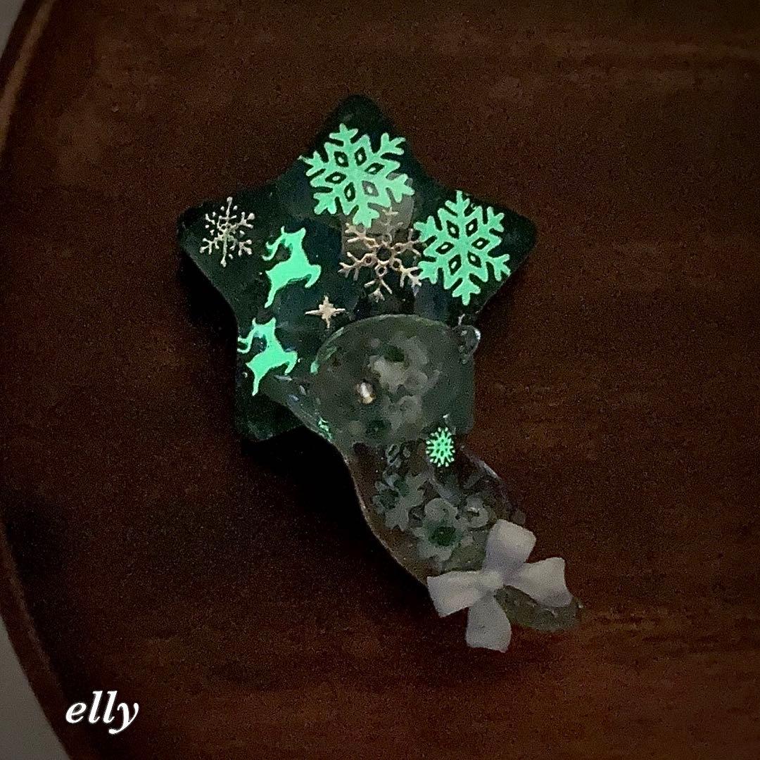 【sawasawa様】1569.天然石　琉球ガラス　雪の結晶　とびつき猫　レジン