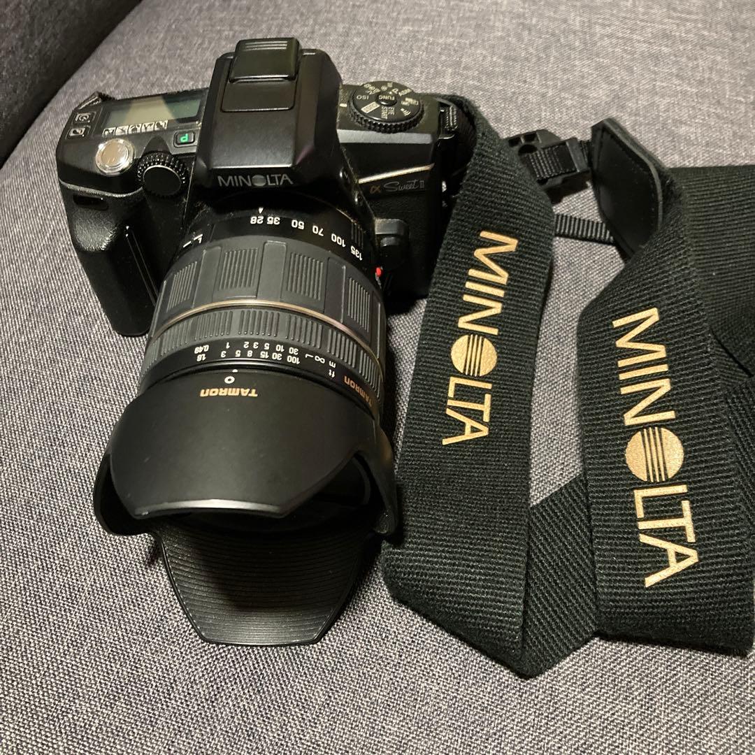 MINOLTA α sweetⅡ 一眼レフカメラ TAMRONレンズ付き - メルカリ