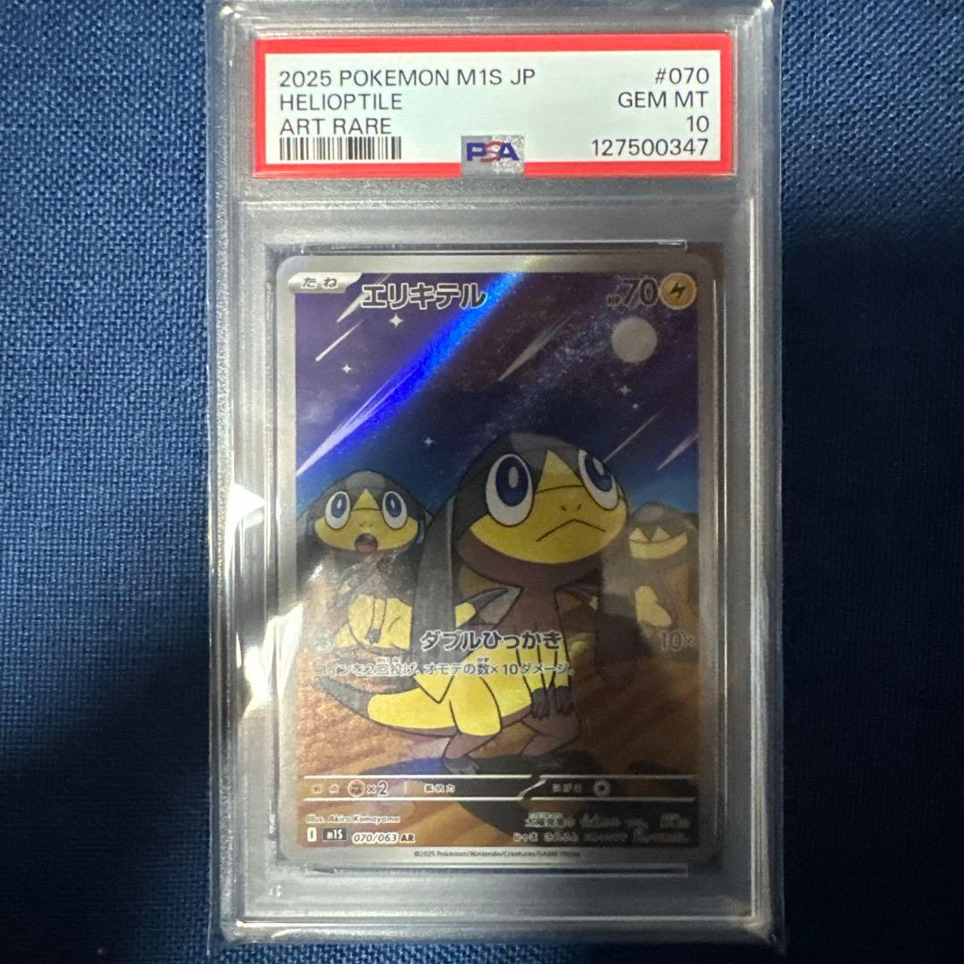ポケモンカード エリキテルAR、シシコAR PSA10鑑定