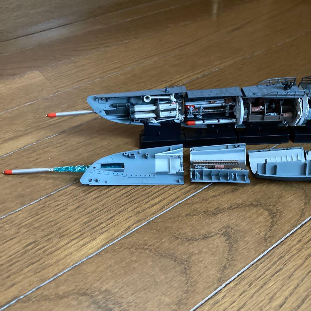 タルガ 高密度模型U-ボート迷彩モデル1/144潜水艦内部構造付き - メルカリ