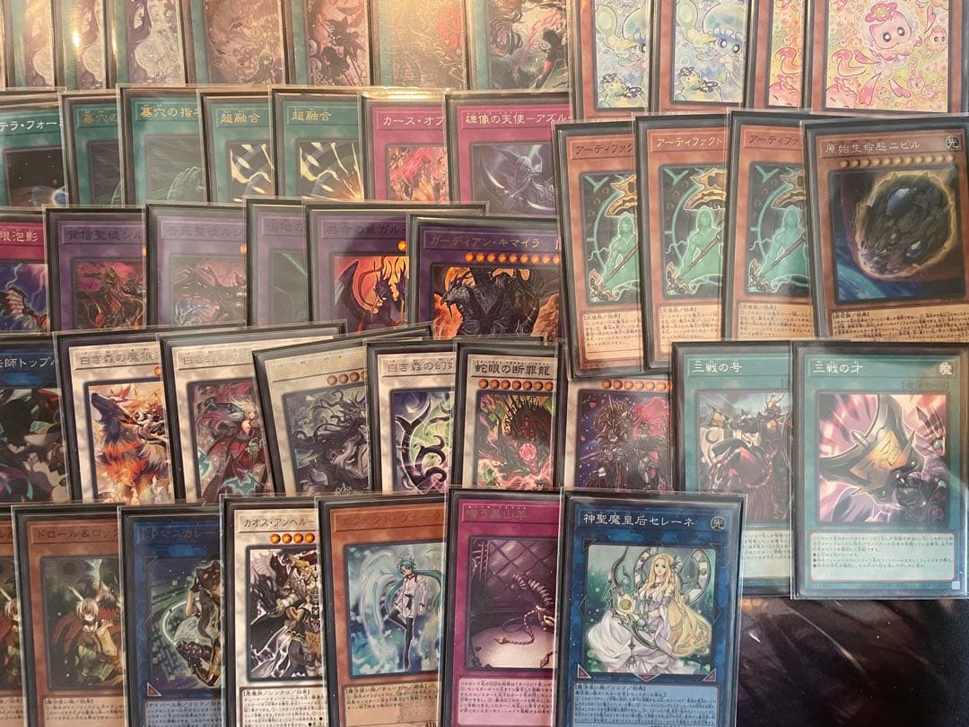 遊戯王 白き森 デッキ +スリーブ +デッキケース