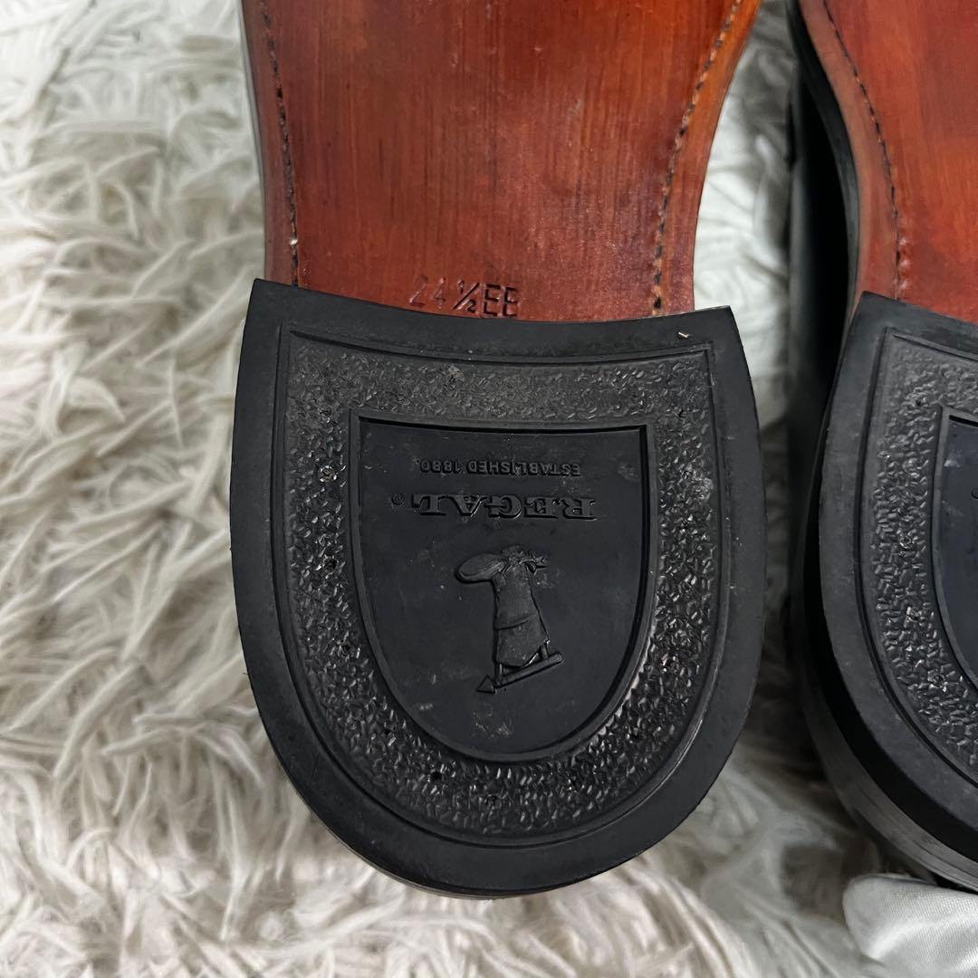 【美品】REGAL リーガル　タッセルローファー　メダリオン　24.5 ブラック