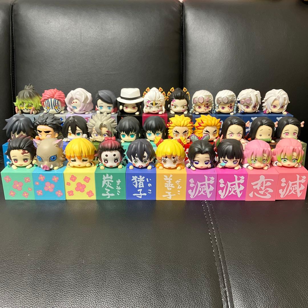 鬼滅の刃 ひっかけ フィギュア 32体 セット 鬼滅の刃 鬼滅ノ