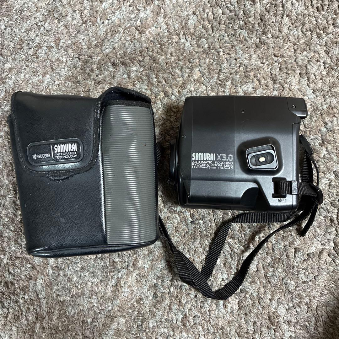 動作未確認品 京セラ SAMURAI X3.0 コンパクトフィルムカメラ - メルカリ
