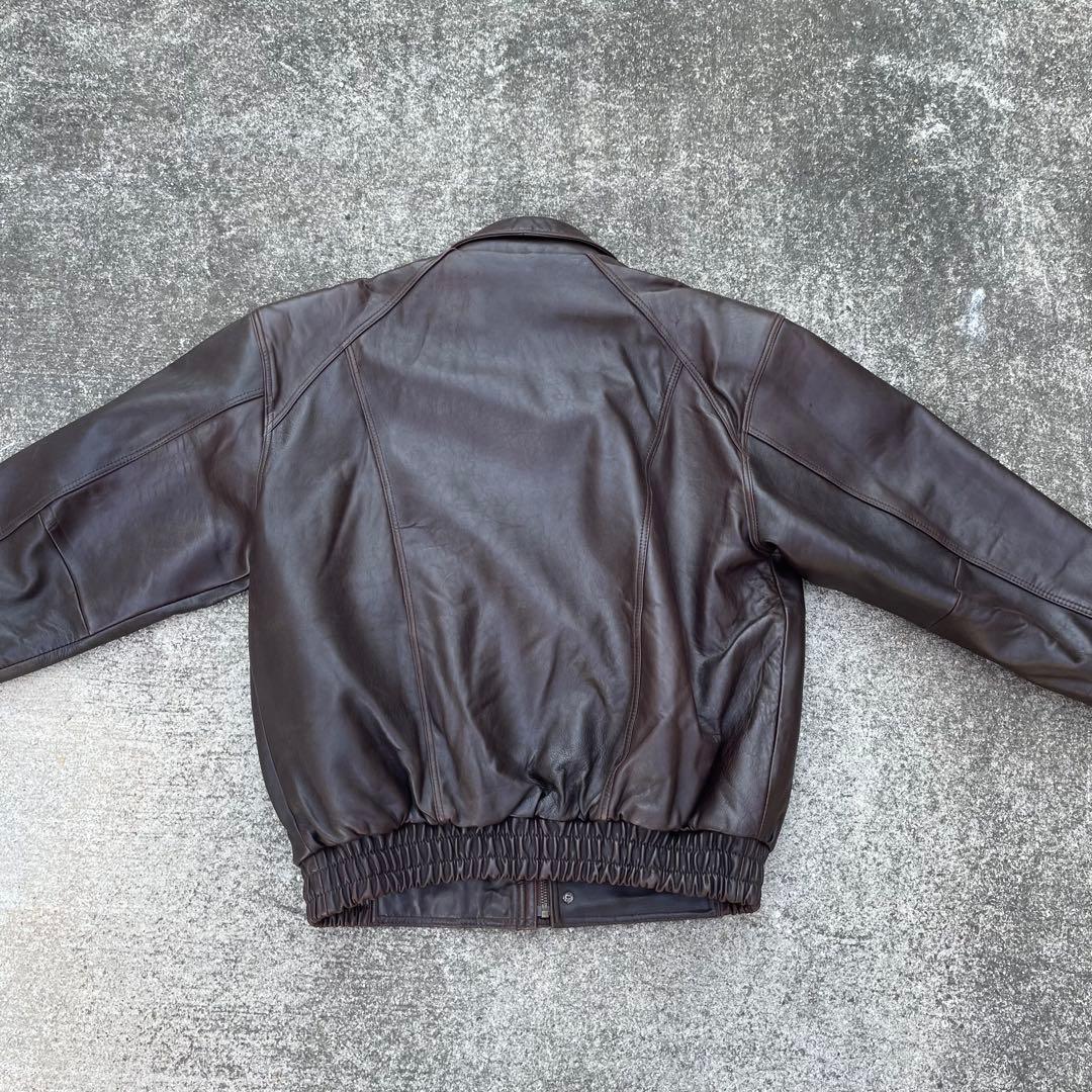 vintage Nicole St Gilles 短丈 レザージャケット 羊革