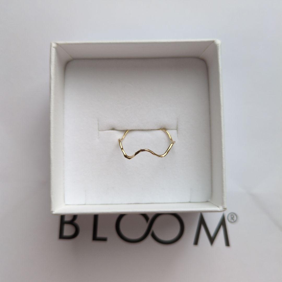 ★未使用★BLOOM K10 ゴールド リング 13号 保証書・箱・ショッパー付