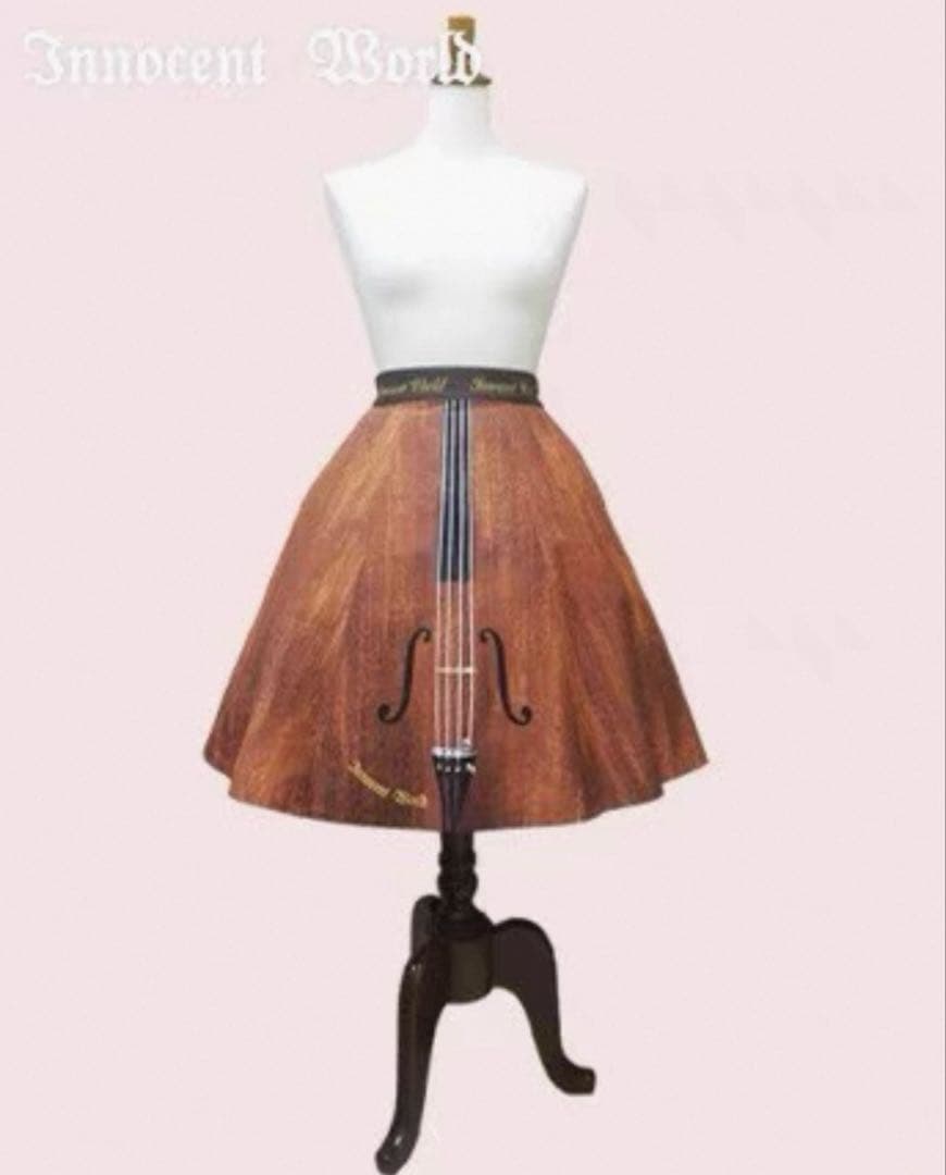 Innocent World スカート バイオリン柄 ベスト 楽器柄