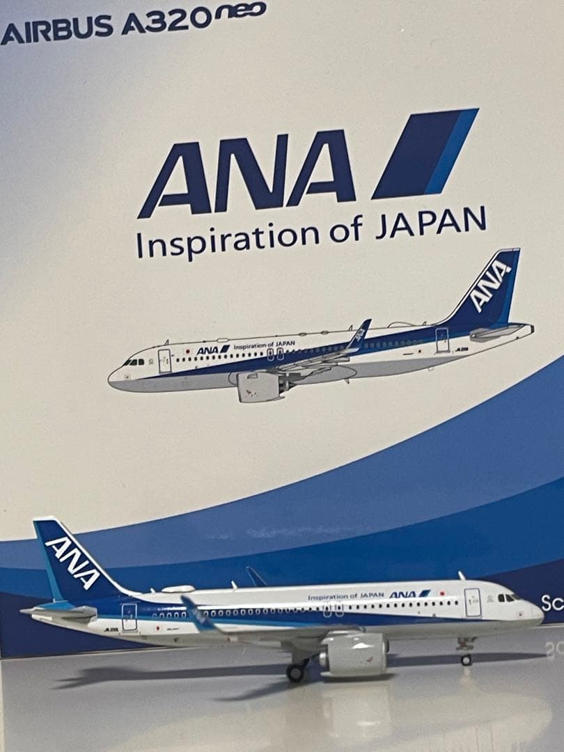 航空機・ヘリコプター JC wings ANA A320neo JA211A 1/400