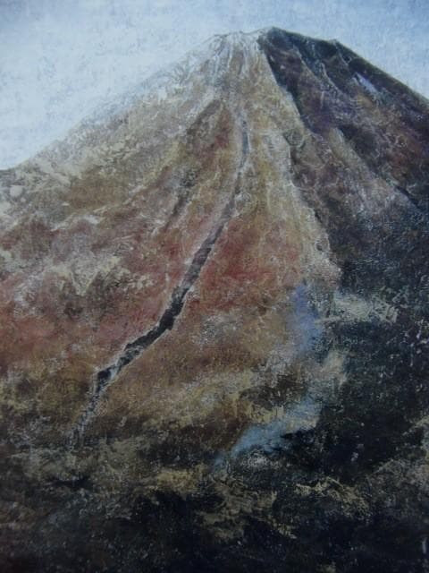 宮田 圭 【富嶽四季・夏】 希少画集画、状態良好、新品高級額装付