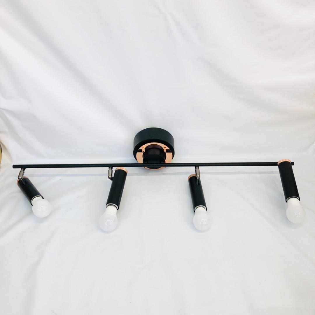 DI CLASSE シガロ フラット4 シーリングライト ブラック 「7171