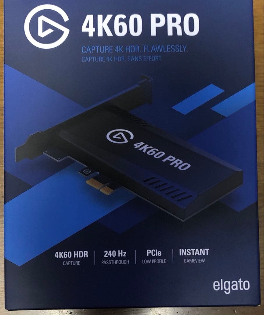 elgato 4K60 Pro MK.2 内部キャプチャカード