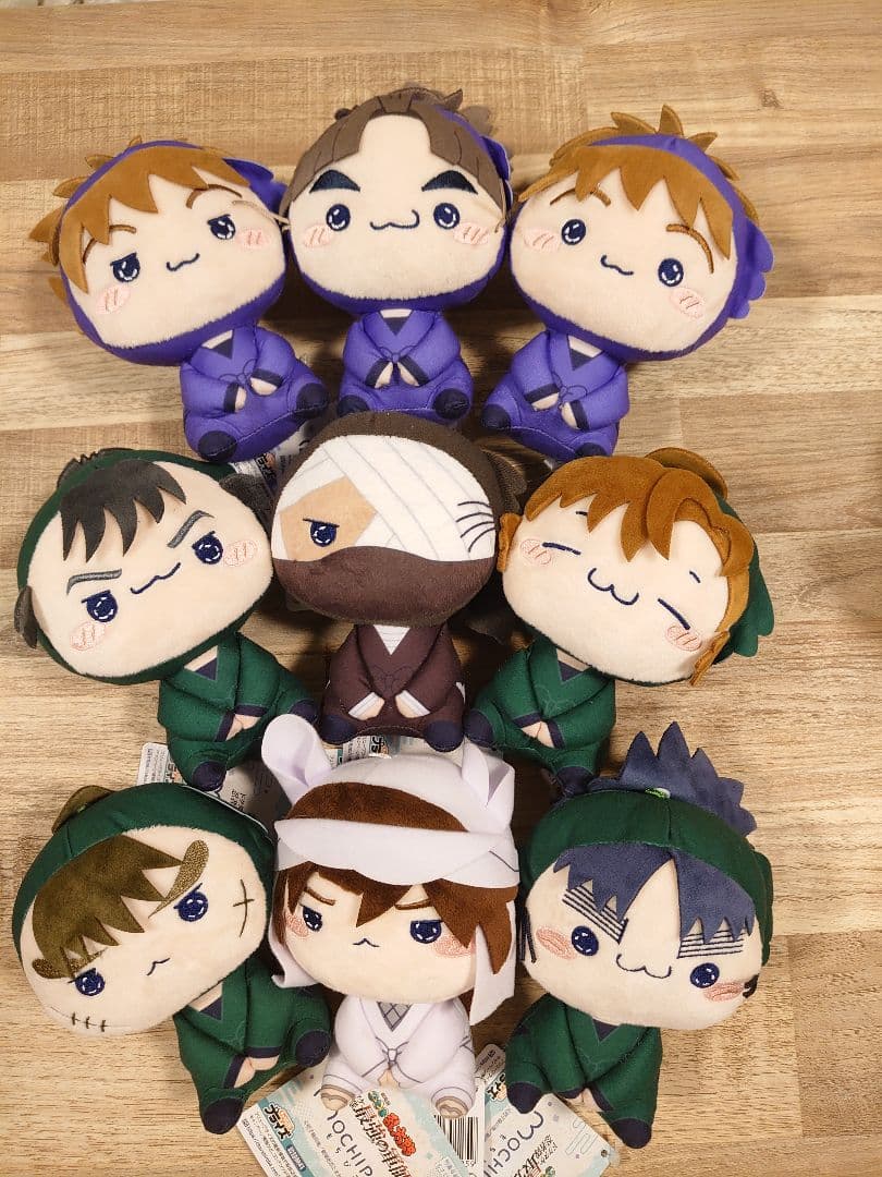 忍たま乱太郎 もちぴこぬいぐるみ 第三,四,六弾 コンプセット