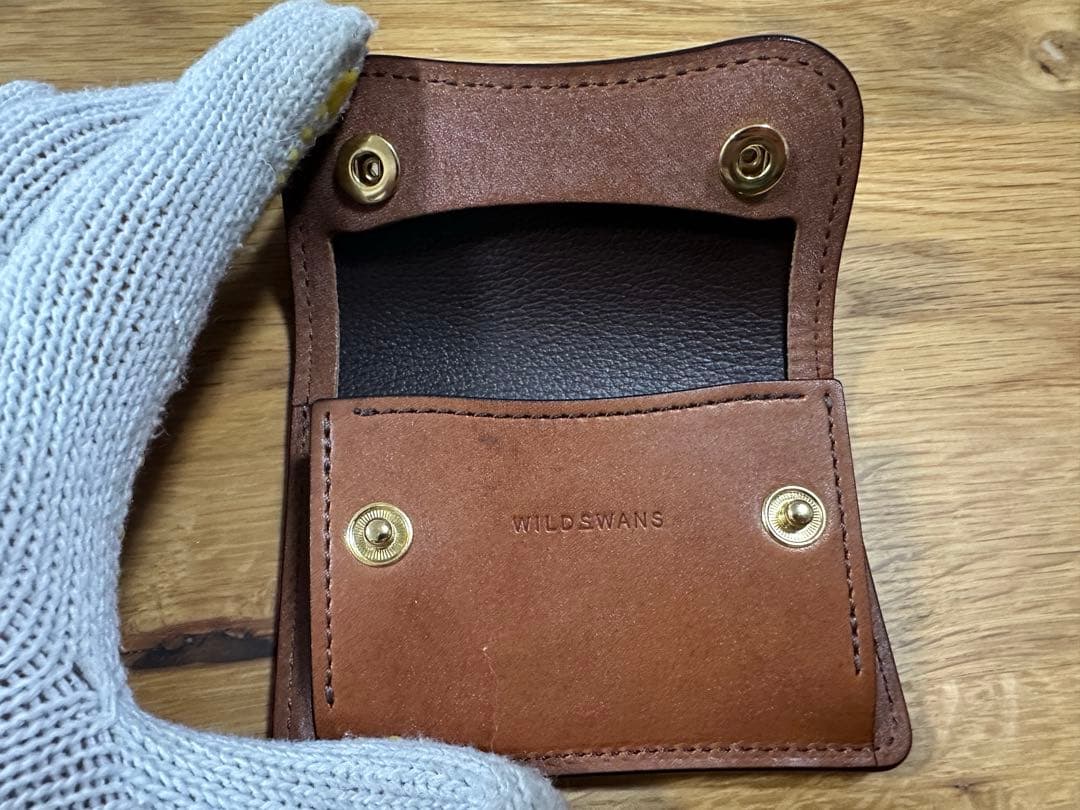 ワイルドスワンズ　フルグレインブライドル　タング　ダークステイン