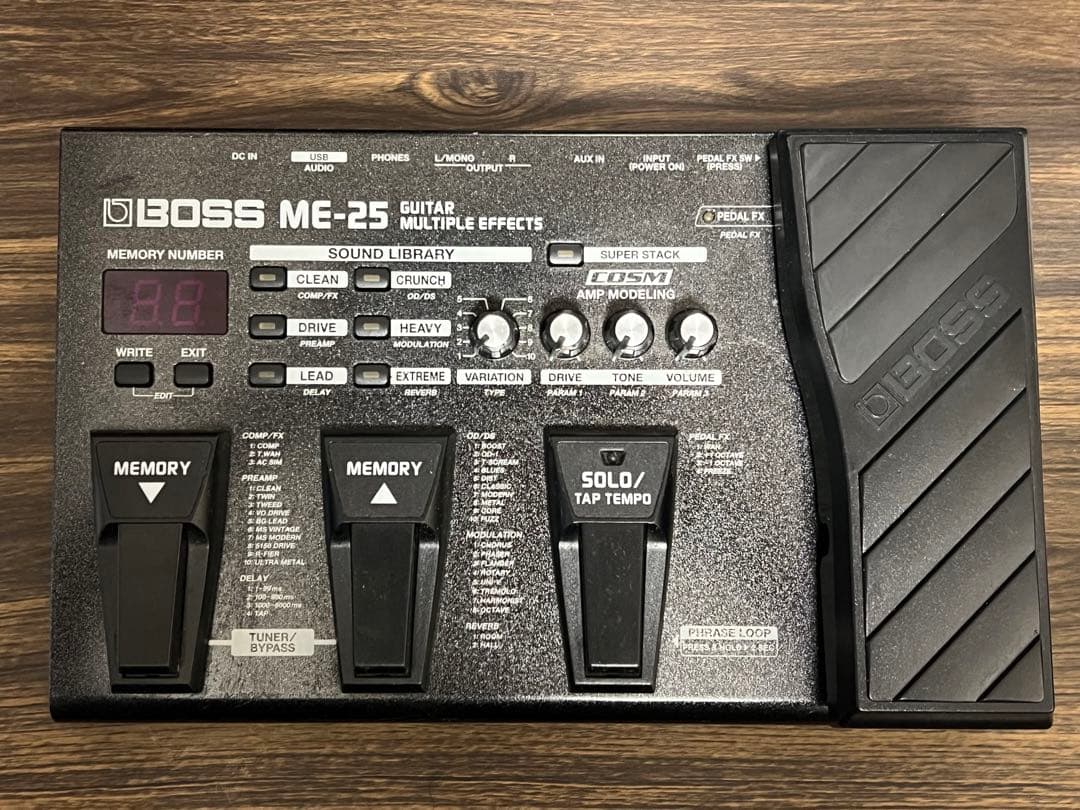 マリンゴールド　即発送 BOSS ME-25 動作確認済み