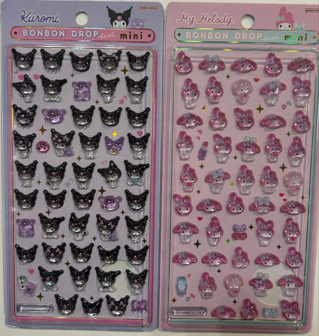 『正規品』たまごっちボンボンドロップシール　サンリオミニドロップ全種12枚セット