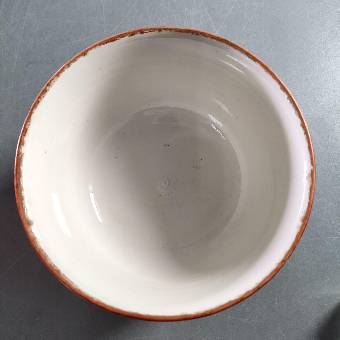 A892-3/九谷焼/赤絵花鳥七福神文窓絵丼蓋茶碗/5客/ - www.properties