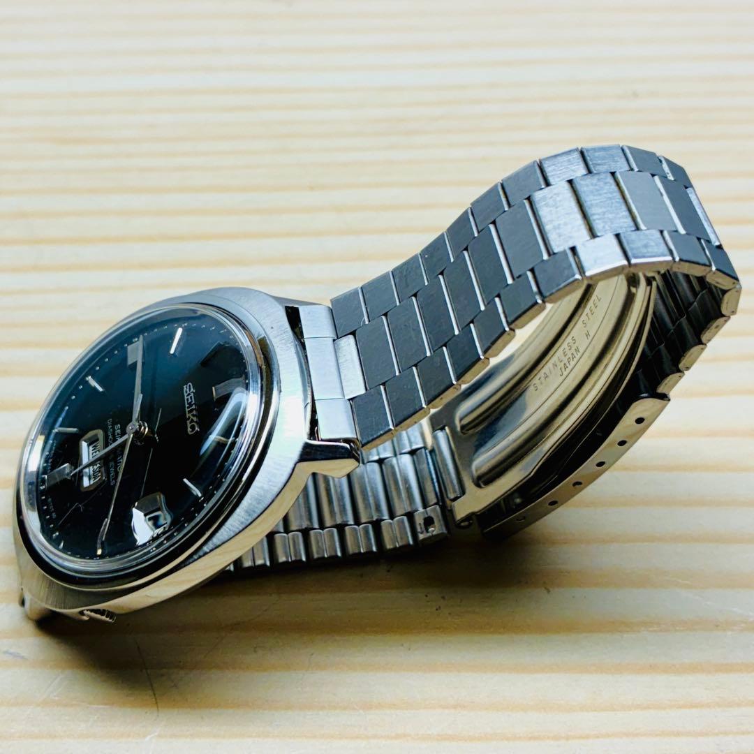 1966年製造セイコー マチック2トーン黒文字盤￼自動巻きレア美品動作良好