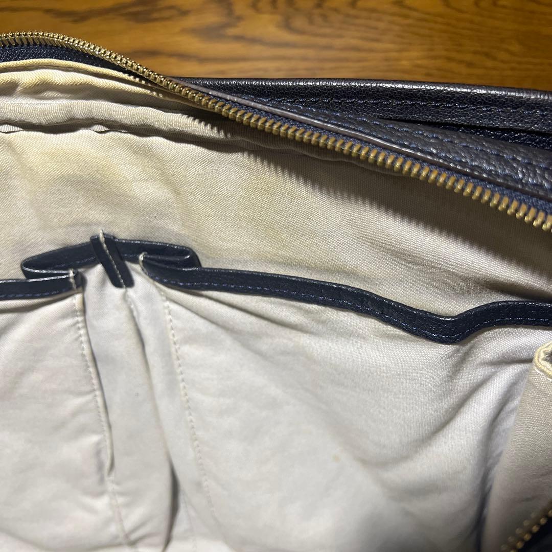 土屋鞄　アルマス バッファローブリーフ （アーバンネイビー）