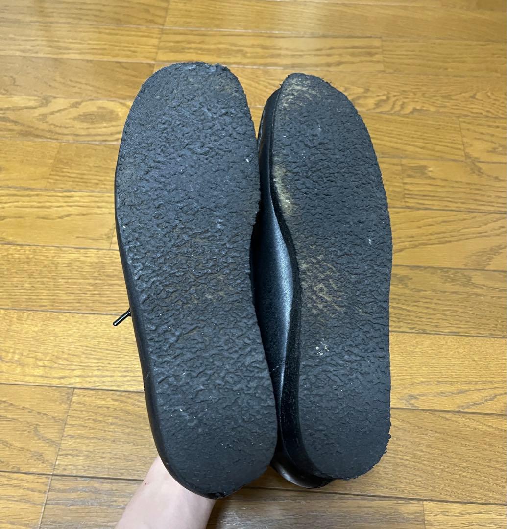 Clarks ワラビー ブラックレザー