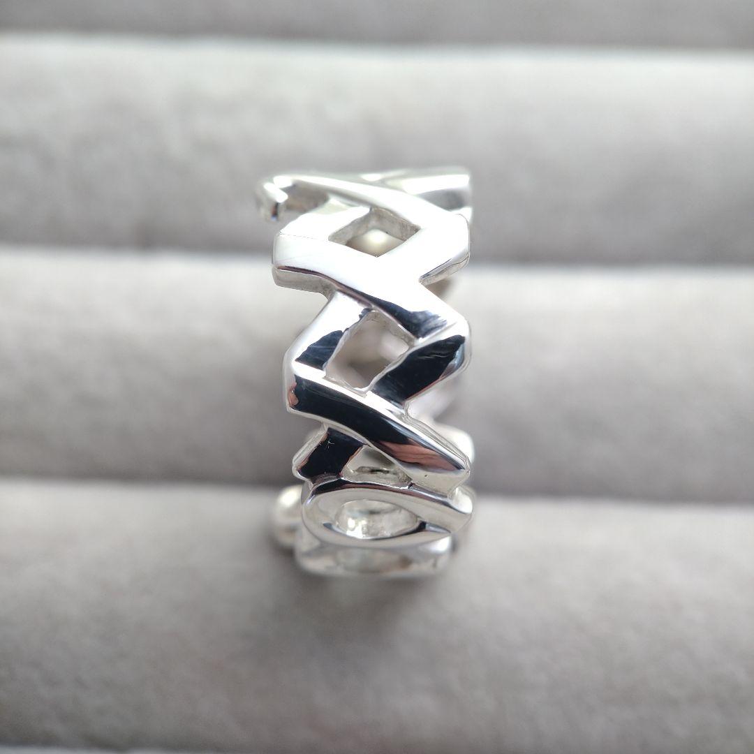 TIFFANY＆Co.ラブ＆キス　シルバーリングSV925 11.5号