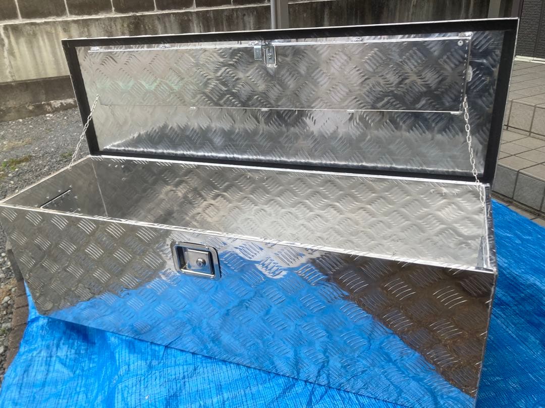 アルミ工具箱 1230 cm 工具箱軽トラ 鍵付 ツールボックス 荷台ボックス
