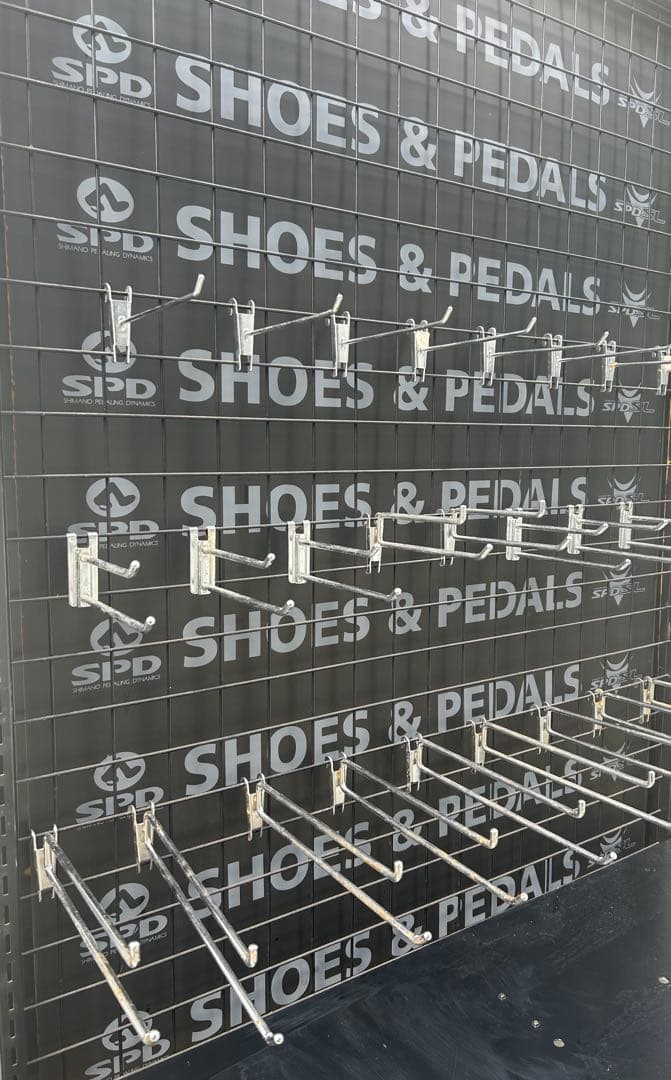 販促非売品 SHIMANO 電飾つき ネットラック 棚什器 ディスプレイ