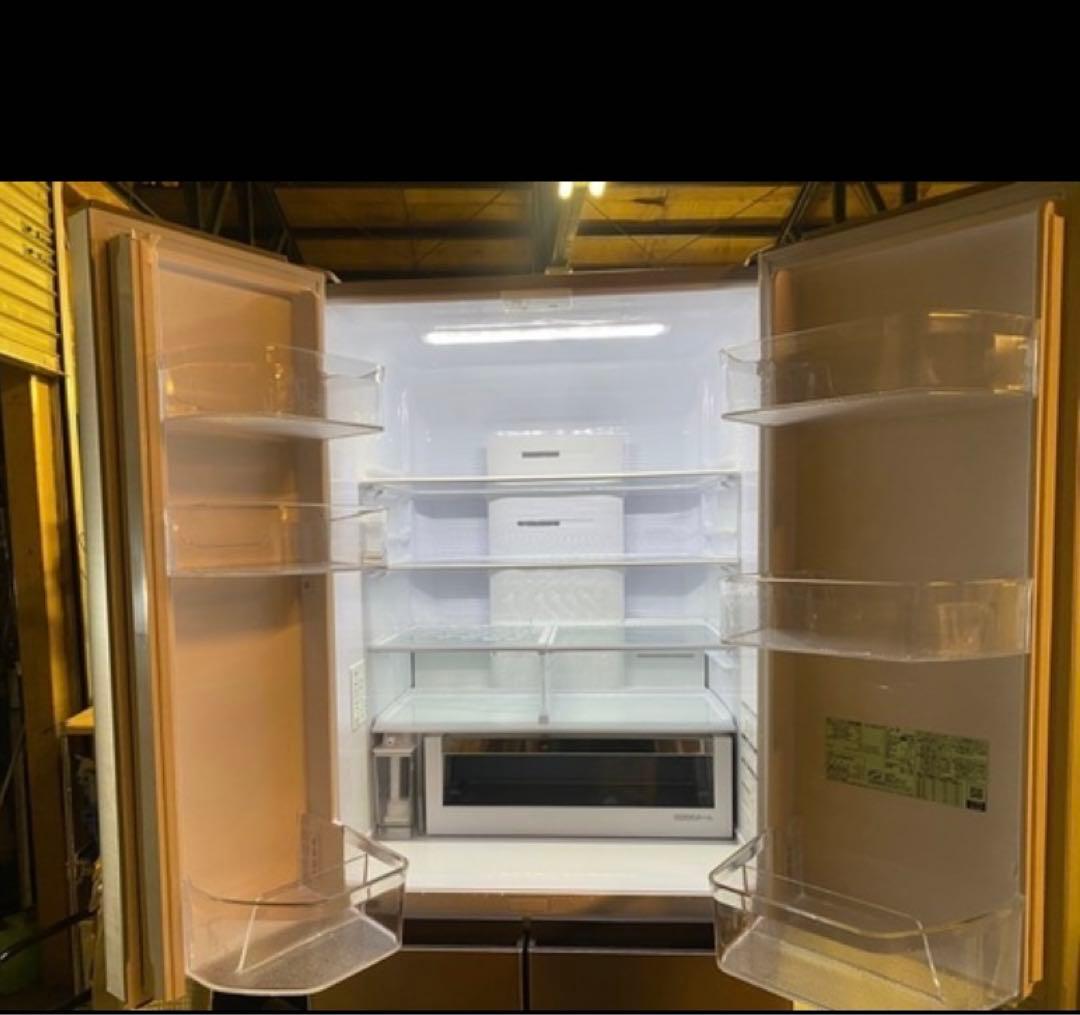 6ドア冷凍冷蔵庫　日立　485L R-HWC49T 2024年製　動作確認済み