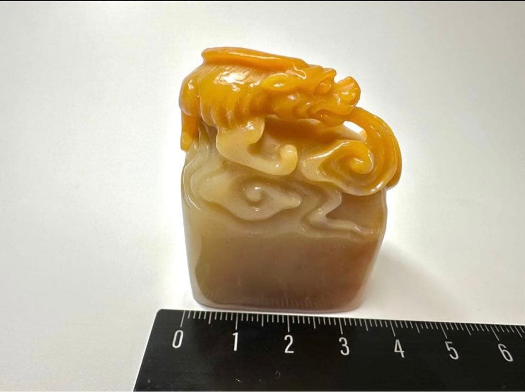 螭虎 古獣 田黄 高級印材 ラオス 篆刻 印材 印石 書道 落款 遊印